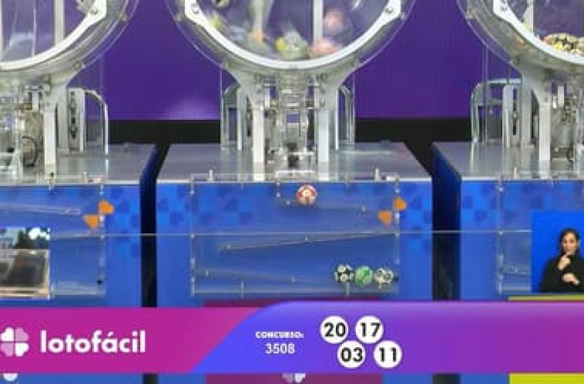 Lotofácil 3508: números e resultado do sorteio de hoje (09/10)